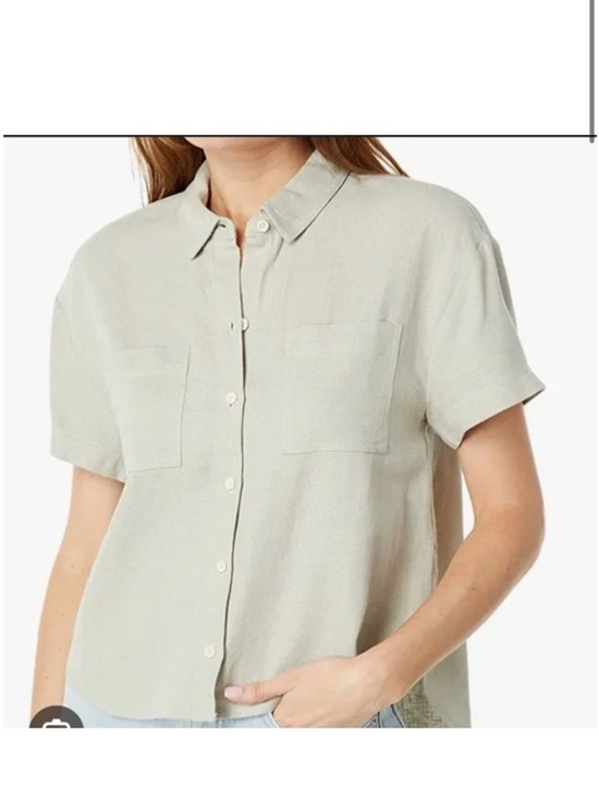 Madewell Tops - NWT Madewell linen Breezewoven Beachside Shirttail size small